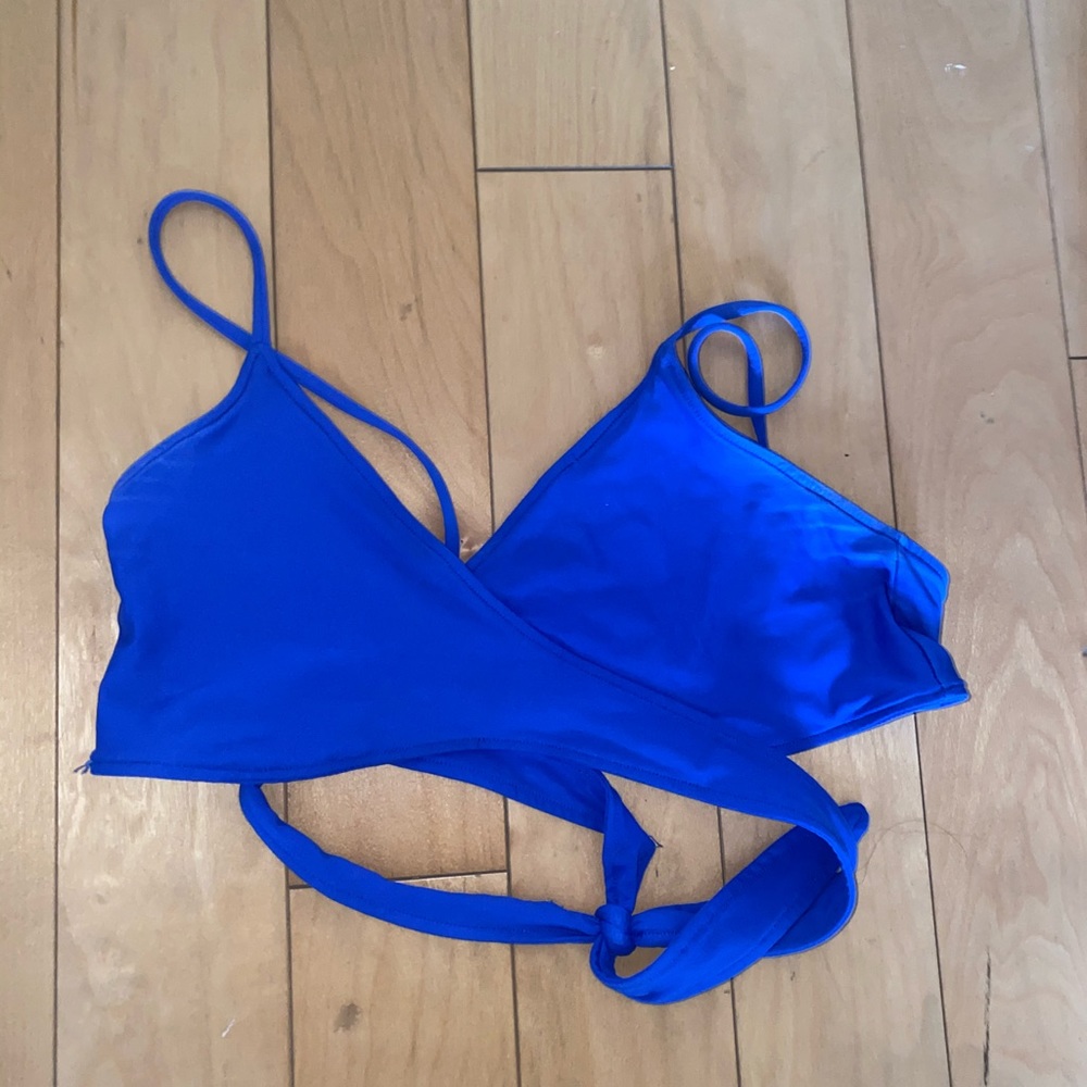 L space chloe wrap bikini top